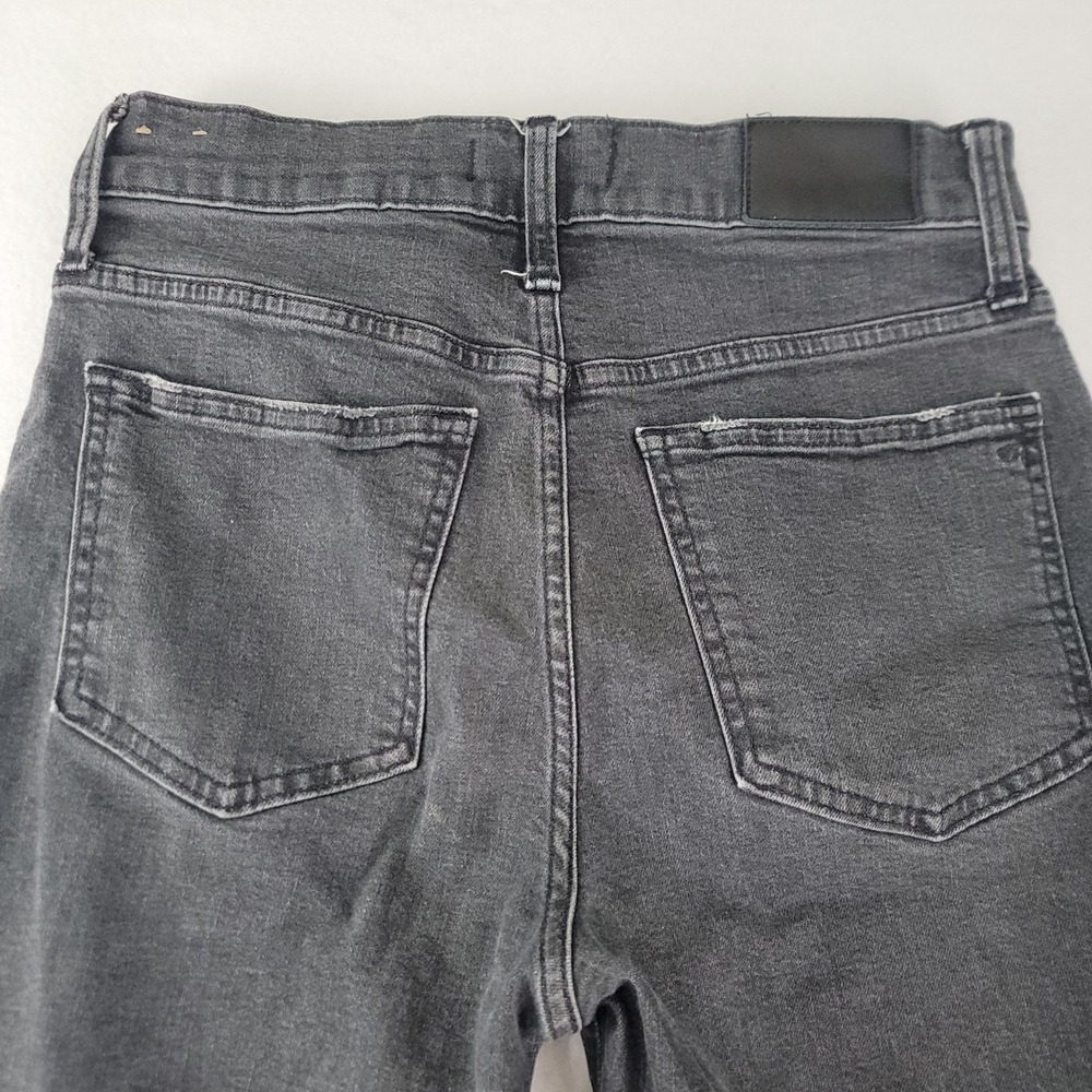 Madewell The Perfect Vintage Crop Jeans Womens High Rise Black Wash Denim Sz 27 - Picture 15 of 16